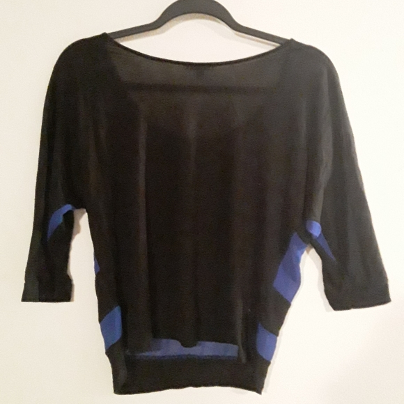 Luca Couture Women's See-Through Mid-Sleeve Tee - Picture 7 of 11